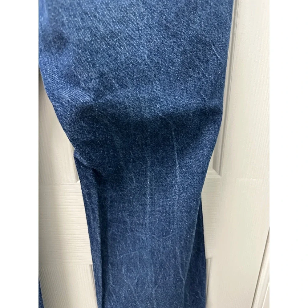 Vintage Roebucks 50124 Men Dark Wash Western Denim Jeans 38x30 (Actual 36x29)